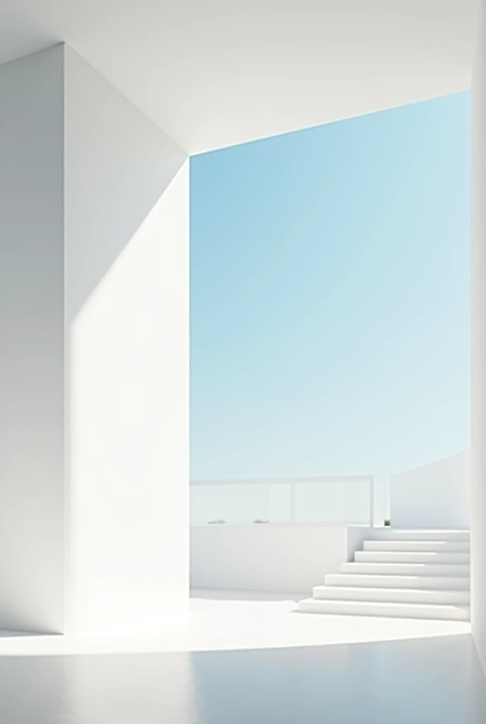 Vibrant corporate iconography, precision-crafted from a minimalist photography style, evoking the sleek modernity, set against a brilliant sky blue background, exuding professionalism and forward-thinking ideology, with subtle, gradient shadows accentuating the subjects' geometric forms, surrounded by airy negative space, imbuing a sense of clarity and precision, while warm golden accents add a touch of sophistication, inviting the viewer to pivot towards a brighter future.