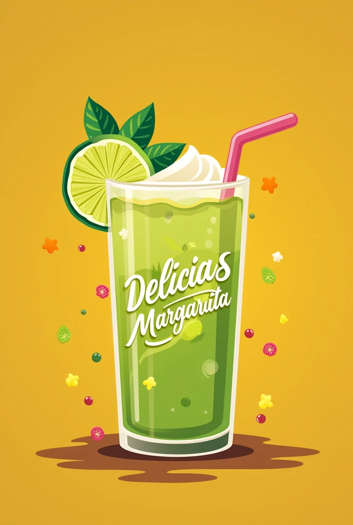 Circular bar-style logo of a liter glass of michelada with the title los clamatos