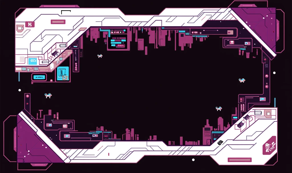 Cyberpunk background design