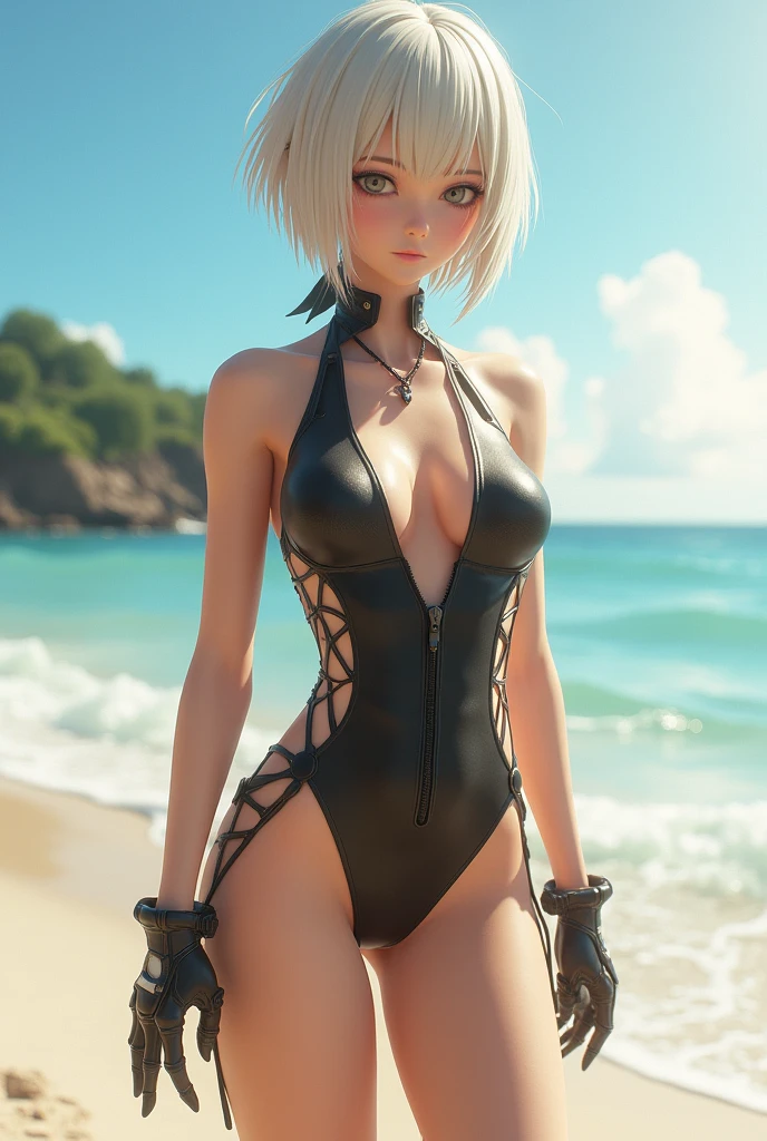 2B nier automata hot swimsuit