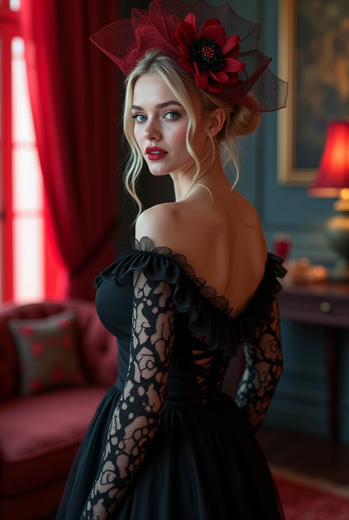 (apterus style: 1.3), (dark shot: 1.4), 80mm, soft, sharp, exposure mix, medium shot, bokeh, white hair, (HDR: 1.4), (film grain: 1.23), high contrast, (cinematic, navy blue and orange: 0.85), (muted colors, faint colors, soft tones: 1.3), low saturation, (hyperdetailed: 1.2), (noir: 0.9), (intricate details, hyperdetailed: 1.15), modelshoot style, a mechanic wearing overcoat standing in a haunted house, ((hands inside pocket)), bottom-up view (detailed background:1.3), crows flying in background, (full body:1.2), (long legs), (depth of field:1.4), (detailed face:1.1), (realistic photo:1.3), symmetrical, octane rendering, 35mm, bokeh, 9:16, (intricate details:1.12), HDR, (intricate details, hyperdetailed:1.15), (natural skin texture, hyperrealism, soft, crisp light:1.2), (detailed skin:1.2),