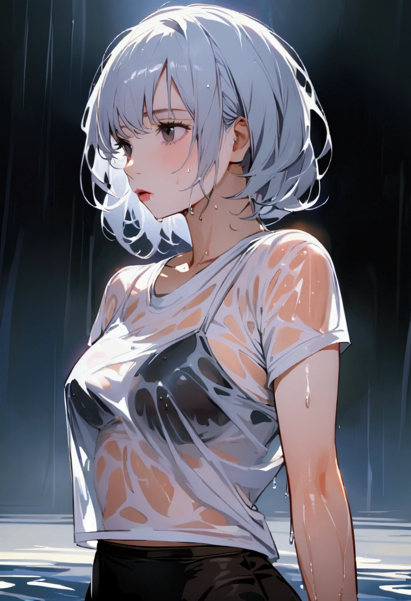 sex, {best quality}, {very aesthetic}, {ultra-detailed}, {best illustration},nsfw, girl, shirt, bottomlesassive female }}}, masturbation, orgasm, private room, on bed, soaked sheets, steam, sweat,whole body,thin,girl,small breasts,large amount of semen,Cumming face,delicate,Intense acts,real,oily skin,violent,tears,Seeding,camisole,mini skirt