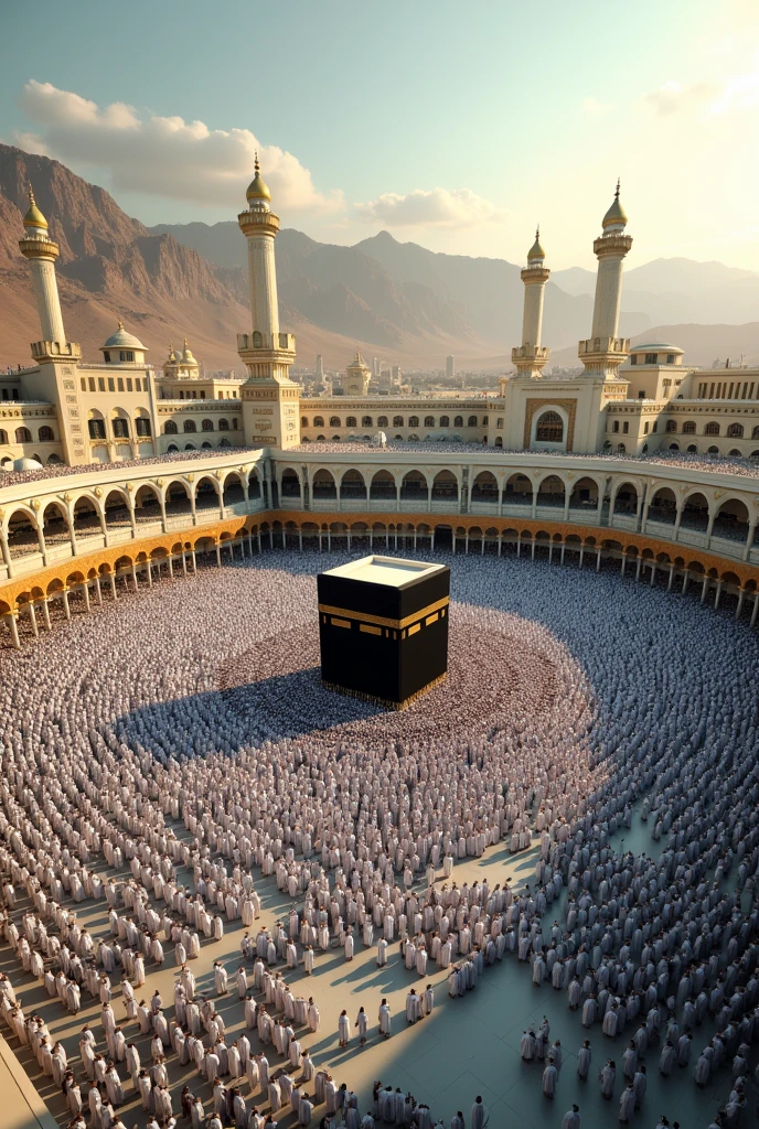 A picture of Mecca on Friday
