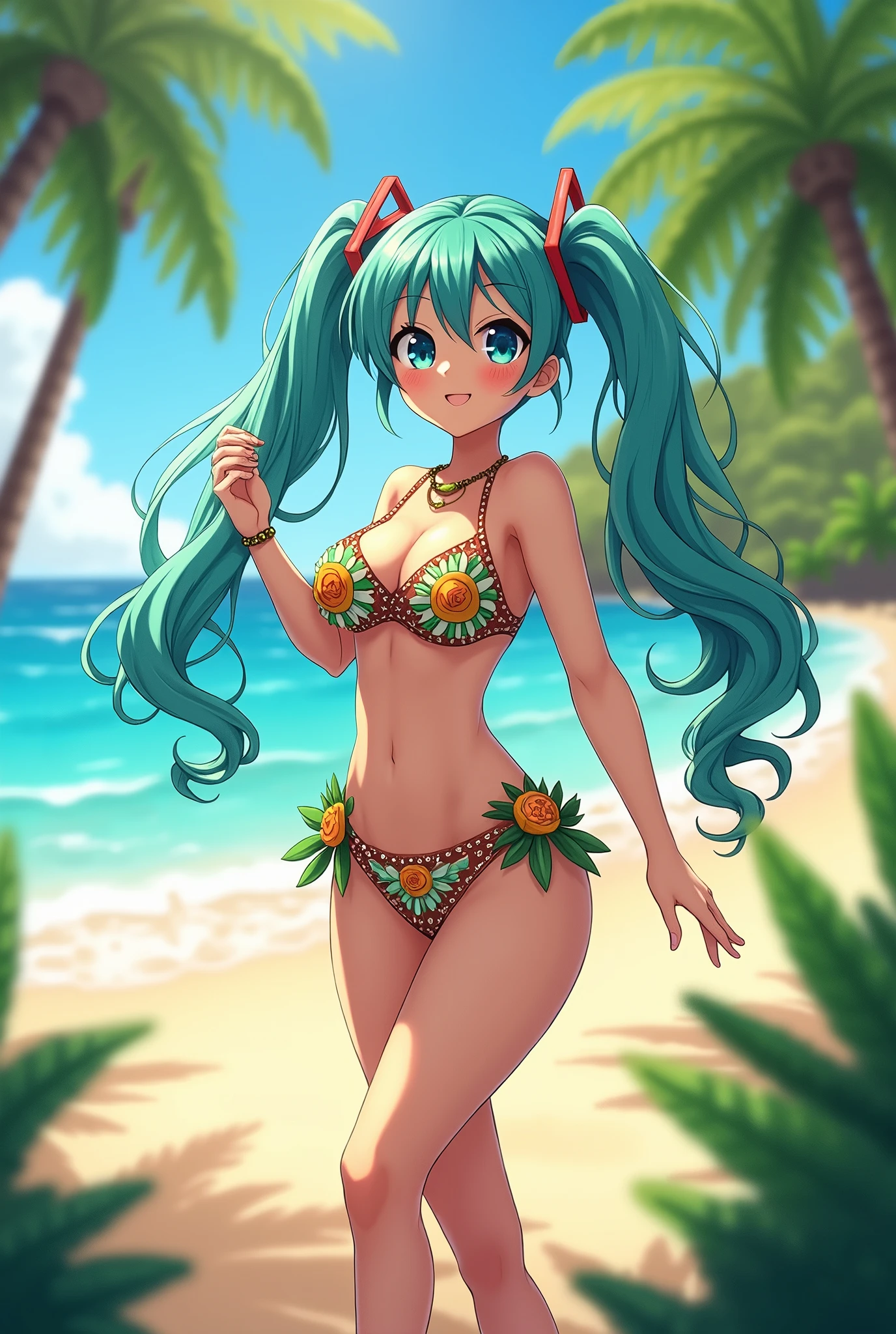 No figure.a tropical beach background