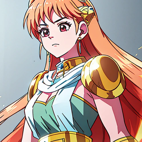 ((Highest quality)),4K quality,White skin,anime,Beautiful woman,Princess Leona,