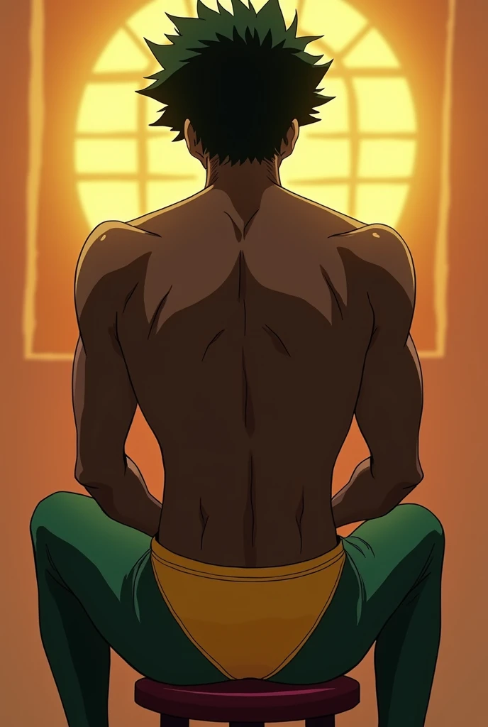 Black boy being born