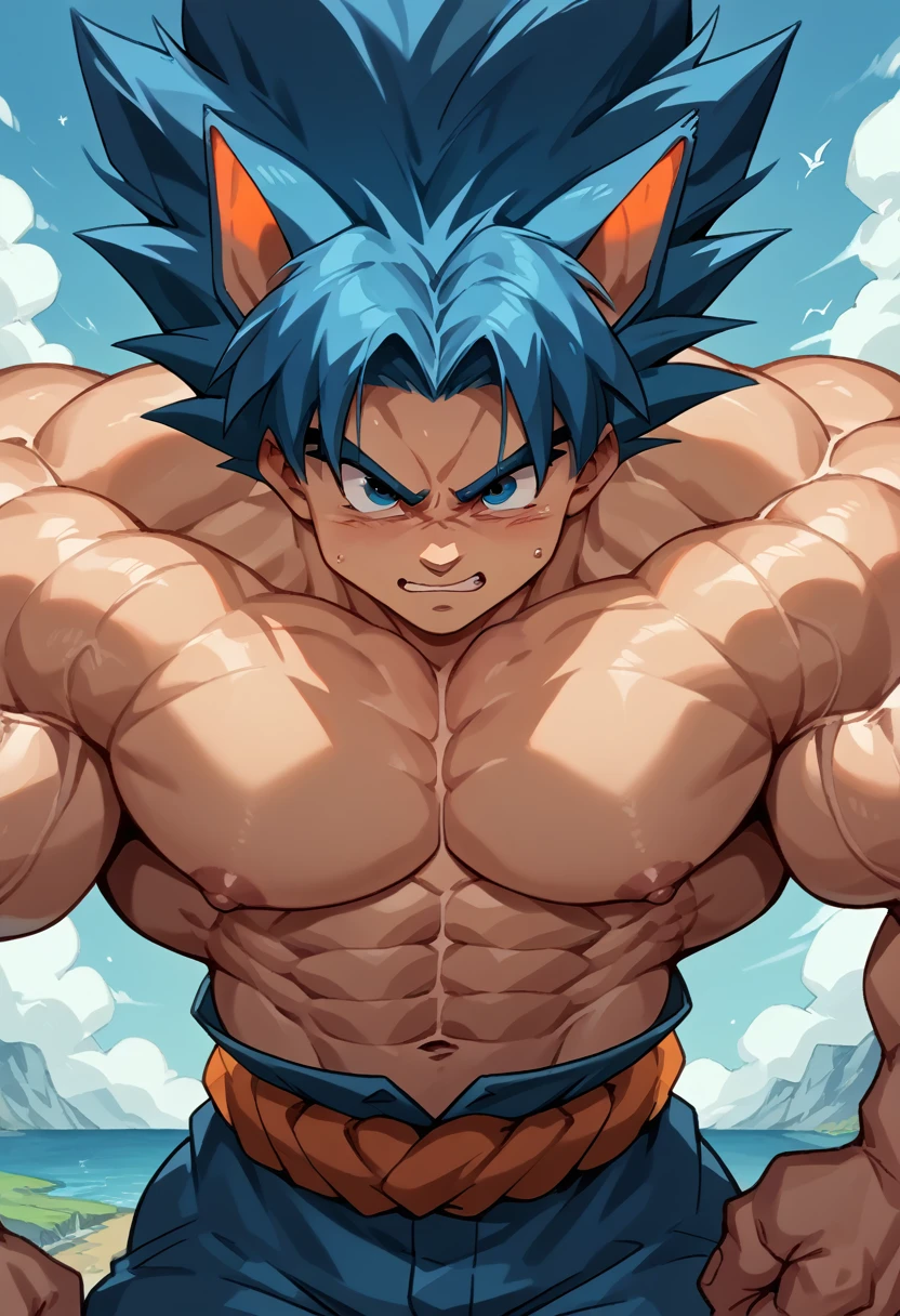 Highest quality,Based on anatomy,Huge muscles,Goku and Kogenta mix,