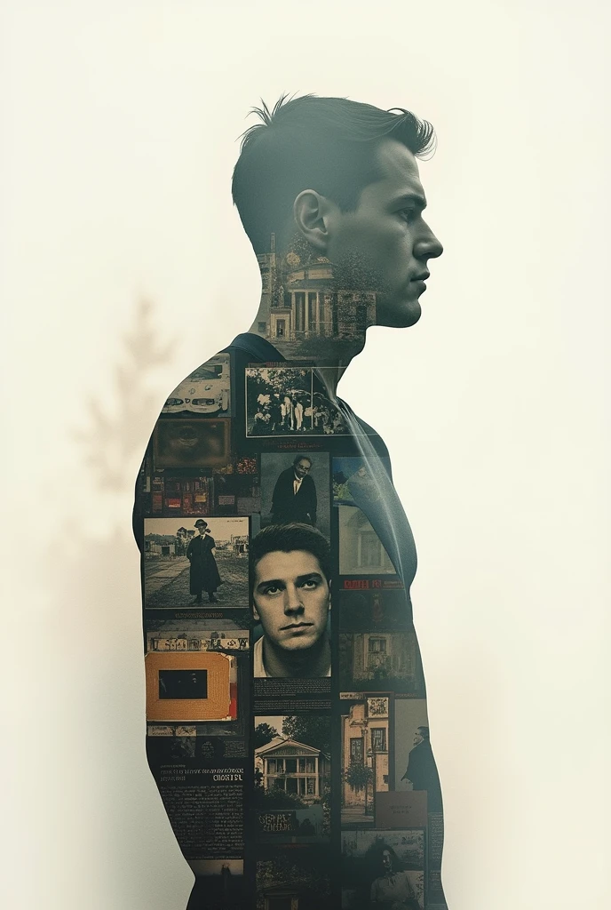 Reality and illusion A young man