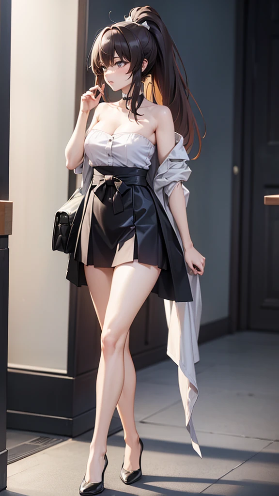 ((Highest quality)), ((masterpiece)), (detailed), One girl, sexly, ((lift up skirt:1.5)), (((open clothes:1.6))),Perfectly balanced thighs and calves,とてもsexlyで美しい女性,Perfect figure,Moisturized to the touch,Translucent skin texture,(Advanced skin detailed:1.1),A charming smile,(High quality hair detail:1.1),Super detailed,Very high resolution,((Full-body photo of one person)),Hyper Real,Cover photo,Professional Lighting ,Professional Dimming,Perfect Goddess,Exquisite detail,short hair, Wavy Hair, (suit:1.1), (blazer:1.2), skirt, (Wet dress shirt:1.1),(Very big round breasts:1.2),(Showing panties)