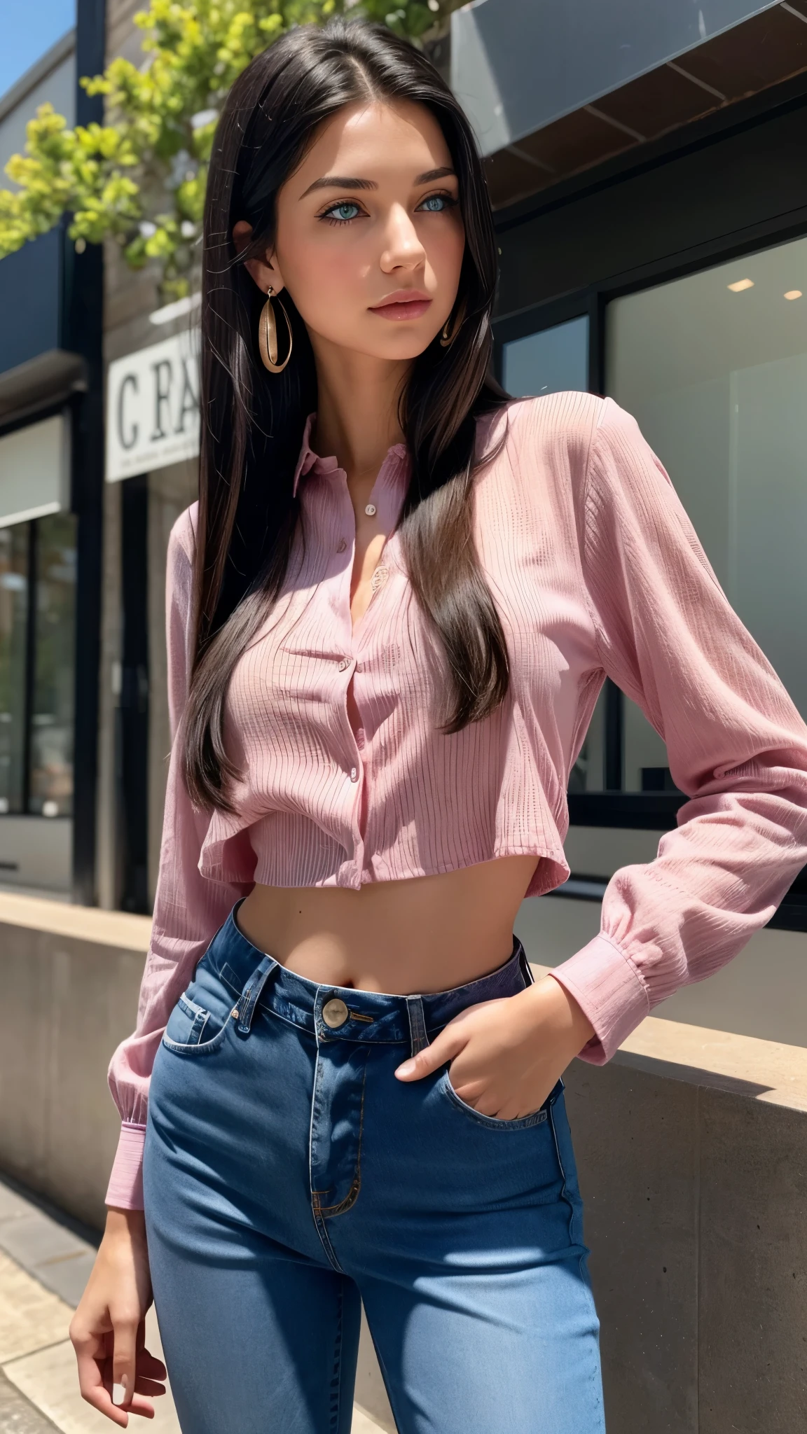 , bonita, 19 anos, loira platinada, nsfw, muito bonita, athletic, hazel eyes, red-lips, franja, usando uniforme escolar, saia plissada cinza clara muito curta, pernas grossas, pernas bonitas, cintura estreita, meias brancas de coxa saia plissada curta, cinza clara, mini-skirt, camisa branca de manga comprida, mamilos rosados, porcelain skin, The girl is wearing a black leather choker, the girl is wearing a school uniform, meias brancas de coxa The girl is standing on a street in a cyberpunk city, the girl walks towards the camera, sob o sol do meio dia, the girl is wearing light fabric clothes. Foto de corpo inteiro, standing girl, portrait sophie mudd, thick neck, 19 year old female model, Asian, angelawhite, violet myers, 22 years old, 21 years old, profile image, asian, Alycia Debnam-Carey, hazel eyes, realistic, post-processing, maximum detail,