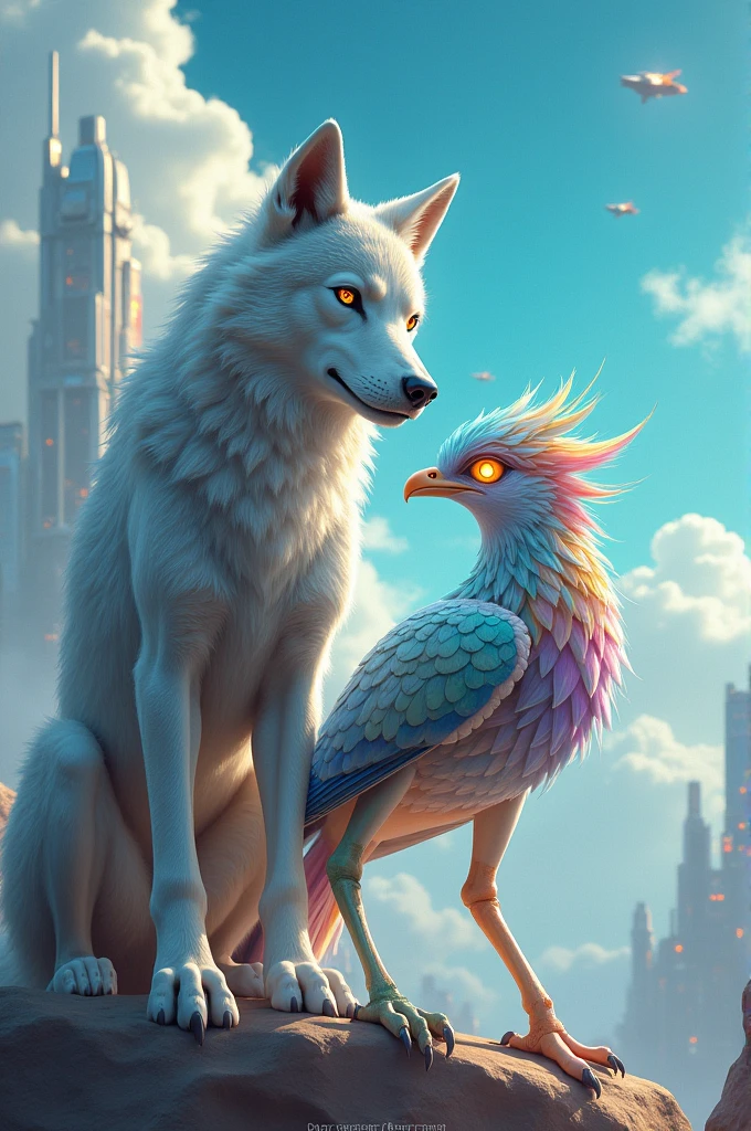 Logo for esports team with name "World" with five wolves. The team name must be in large font "WORLD"
