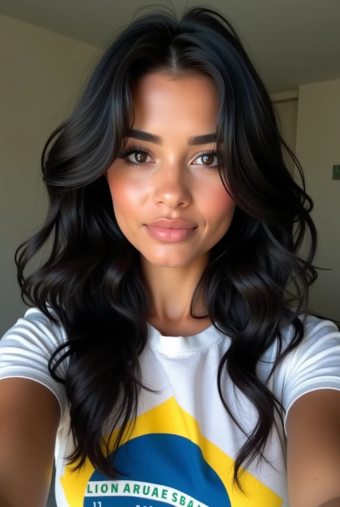 morena, Cabello largo, porno