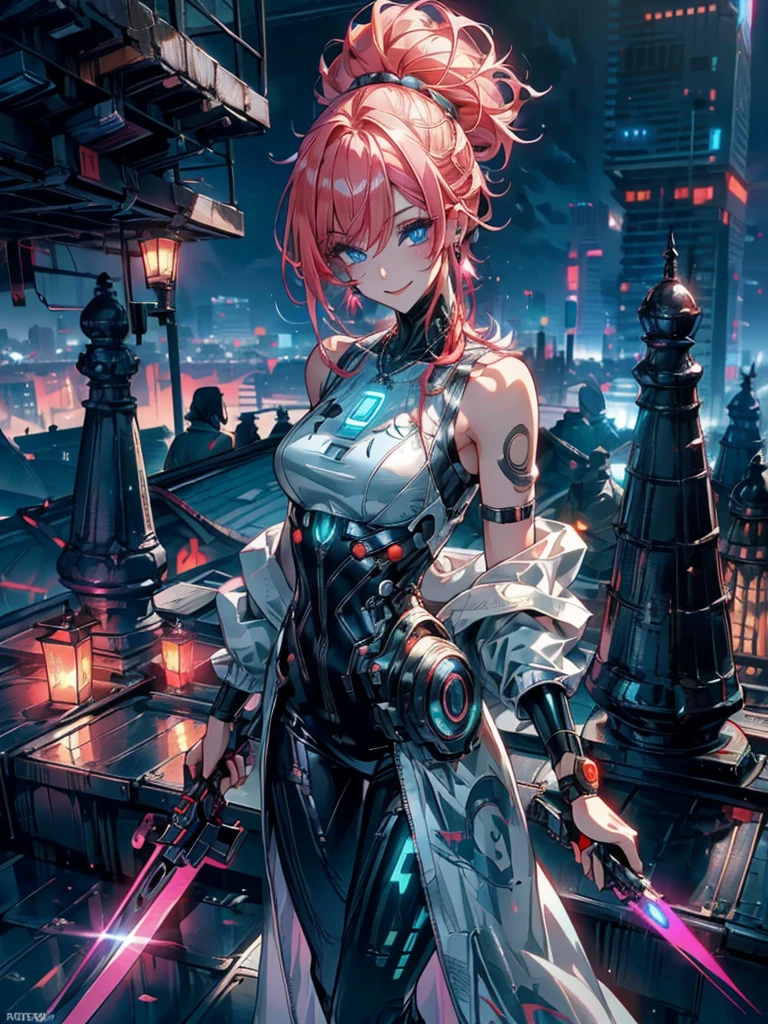 Dawn sky, mechanical angel with mechanical sword, detailed background, detailed writing, 4K, uhd, absurdes, ultra quality, masterpiece,quality\(8k,非常に精細なCGユニットのwallpaper, masterpiece,High resolution,top-quality,top-quality real texture skin,Surreal,Increase the resolution,RAW Photos,最高quality,Very detailed,wallpaper,Cinema Lighting,Ray-tracing,Golden Ratio\),Dynamic Angle