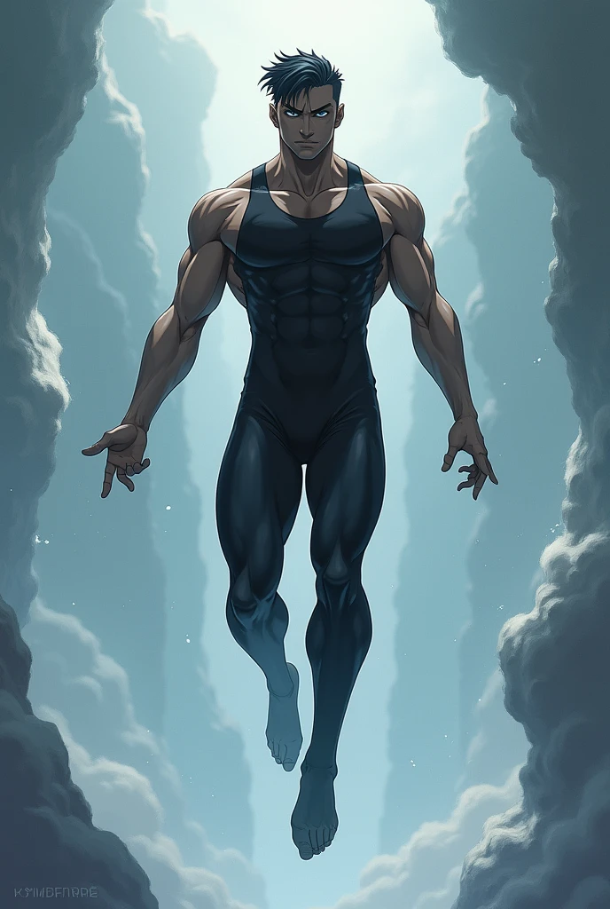 Muscular々A naked teenage male android malfunctions