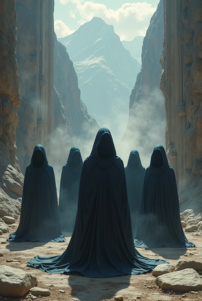 STar Wars, a coven of insane lesbian witches (many alien humanoid races, many colors, simple robe, nude underneath), in a stone archaic fortress, are doing a ritual calling on the dark side of the force to impregnate volunteers
