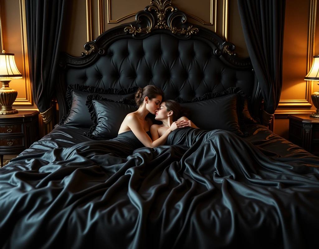 Woman lying on a bed, wearing gray shorts and a red top, in a huge bedroom with a sofa and a TV, luxurious environment, luxury condominium interior, bed room, award-winning interior design, rich lighting, interior design, interior sophisticated, penthouse, bedroom interior, interior photography, dark room, luxury furniture, indoor soft lighting, home interior, neoclassical, exquisite rendering, neoclassical, interior decoration.
Woman, ((Masterpiece, best quality)), full body view, detailed skin, highly detailed, cinematic lighting, ultra realistic, dark brown hair, medium hair, portrait, cleavage, full body view, contrast, close-up up, cinematic light, ultra-high resolution, RAW.
Woman with white skin and dark brown hair. She is around 40 years old, 165 cm tall and weighs 56 kg. She has a perfect mouth, a perfect face. Her body exudes glamor and her face is a definition of beauty. Slender body, thin waist. Highly realistic, hyperrealism, very elaborate skin, perfect face. Clear Photo, High Resolution, High Quality, Masterpiece, 16K Photo, High Contrast, Masterpiece, Nude, Nude, NSFW