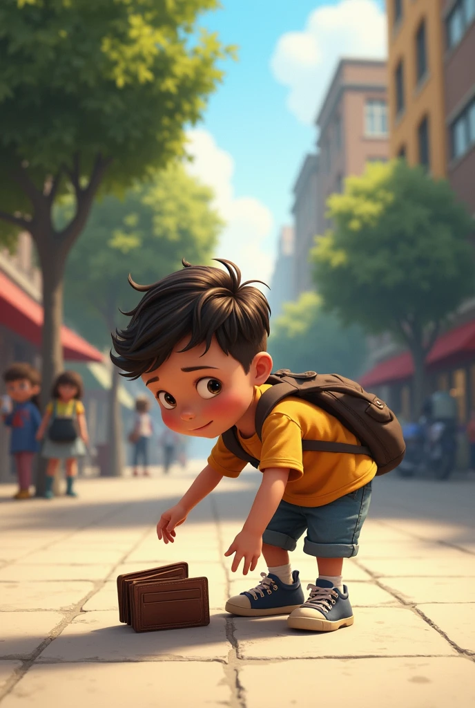 Boy going to school video