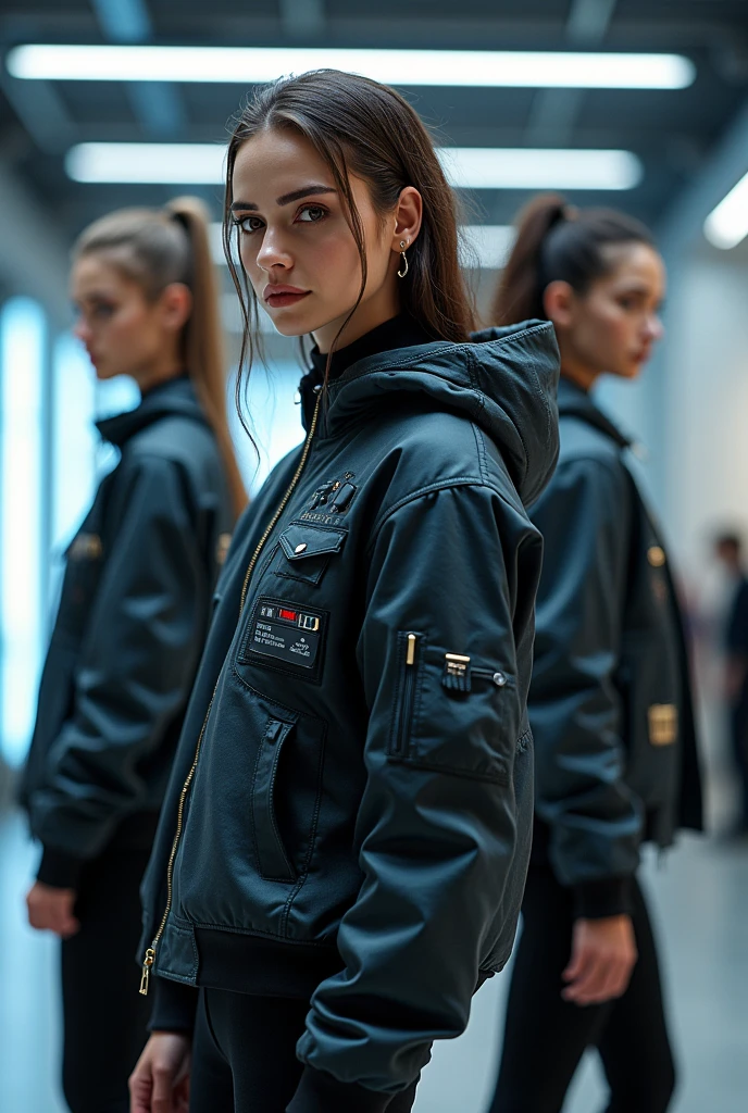 the most beautiful a magical girl with long curly hair and curly curly hair in style of russian military fatigues and black hair, artstation, concept art, smooth, sharp focus, light diffraction, illustration in the style of simon stalenhag, 8 k, hdr, matte, hdr, 8 k, ultrawide render, highly detailed, Trending, dark theme <lora:lowkey_v1.1:0.4>