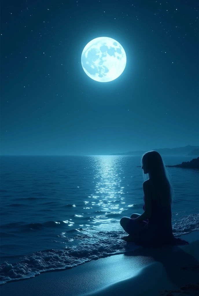 una mujer sentada en la playa con velas en la arena, sitting in the cosmic sky, en el plano astral ) ) ), sentado en la playa por la noche, Tranquilidad de las estrellas infinitas, Magical Feeling Vibrations, floating across the cosmic ocean, flotando en el universo, flotando entre las estrellas, ethereal lights, bajo un mar de estrellas, « Femme on a galactic shore