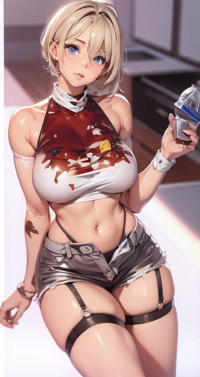 (best quality),(highly detailed),(masterpiece),(ultra-detailed),(absurdres),(((artbook))),((8k_wallpaper)), milking machine, steel suspension, absurdres, 1girl, solo, vaginal, sex, slender, (cowgirl position:1.1), ahegao, blush, clear eyes, sweat, pussy, pussy juice, golden, chain, shibari, (natural breast), drooling, milk cow ears, brown eyes, steel leash, bondage, upper body forward, spread one's arms, ball gag, cow clothes, indoor, stickiness, white skirt, short hair, white bodysuit, crying, a lot of milk, milk machinery, basement, cellar, leather_belt, white corset, white hair, handcuffs, milk machinery, factory, milk tanks, orgasm, bottles of milk, milk_dildo,