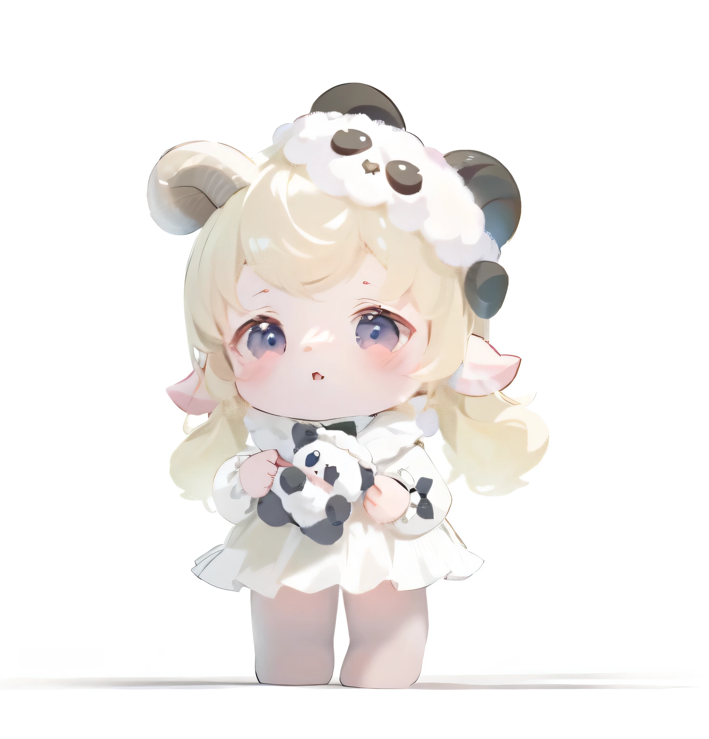 A girl with striking white hair、Fox ears and tail、hair ornaments、black pantyhose、sleeveless、smile、Cute shoes with accessories、