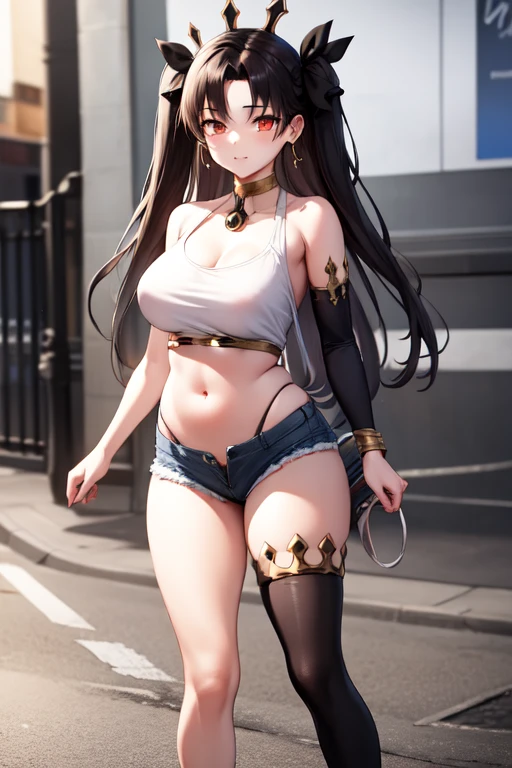 artwork, best quality, HuTaoV4, 1 girl, alone, blushing, twintails, long hair, hair between eyes, standing, full body photo, medium breasts, (muscular legs), black nails, ((wearing a bikini very short and sexy)), CITY, outdoor, night, Movie Poster, 8K extremely detailed, smooth, high resolution, ultra quality, Cinematic lighting, ambient occlusion, high definition, 2k, 4k, 8k, 16k, extremely anime detailed, detailed faces, perfect composition, wide shot, atmospheric lighting,