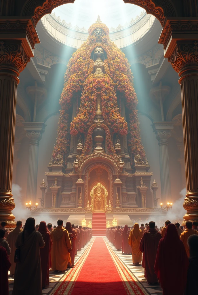 Countless objects of religious events