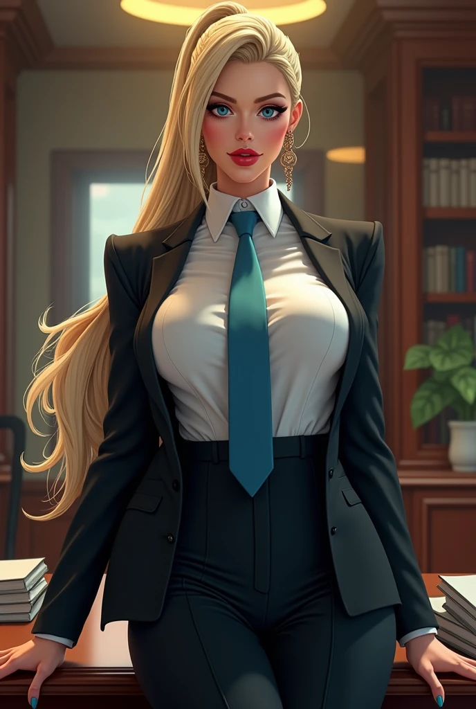 Frozen Elsa, Disney princess Elsa, a woman in a white blazer posing for a picture, elegant decollete, elegant sleek smooth body, sexy Elsa, wearing a blazer, pearl necklace, elegant highly detailed, white coat, nubile body, generous cleavage open jacket, young sexy elegant woman, sexy girl with dark complexion, decolletage, glamorous and sexy geisha, wearing a white tuxedo, (solo), (4k, 8k), (solo focus) --auto