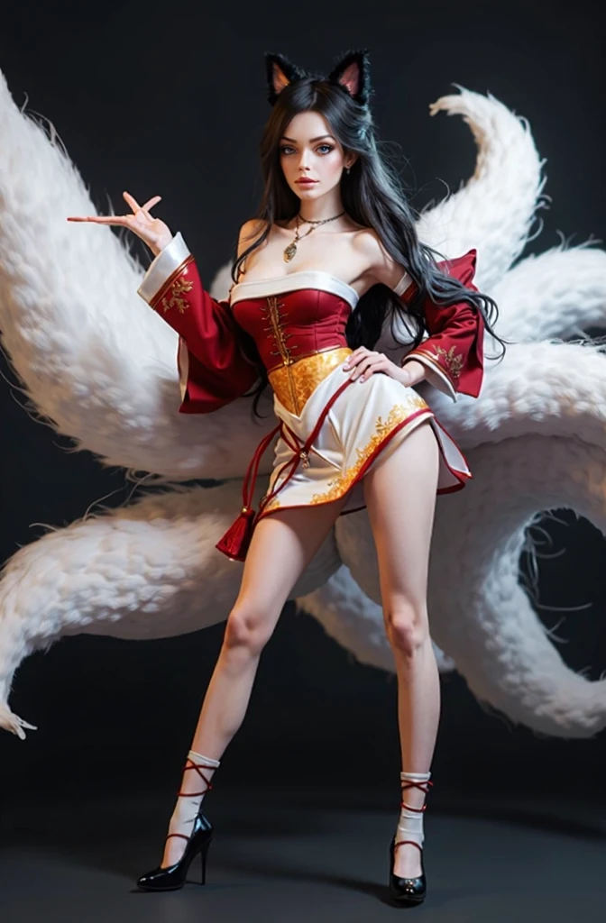 Valkyrie，clothes armor，Chinese style，Oriental ghost tattoo