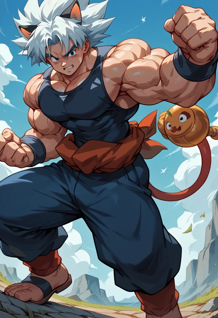 Highest quality,Based on anatomy,Huge muscles,Goku and Kogenta mix,Devil's Body,