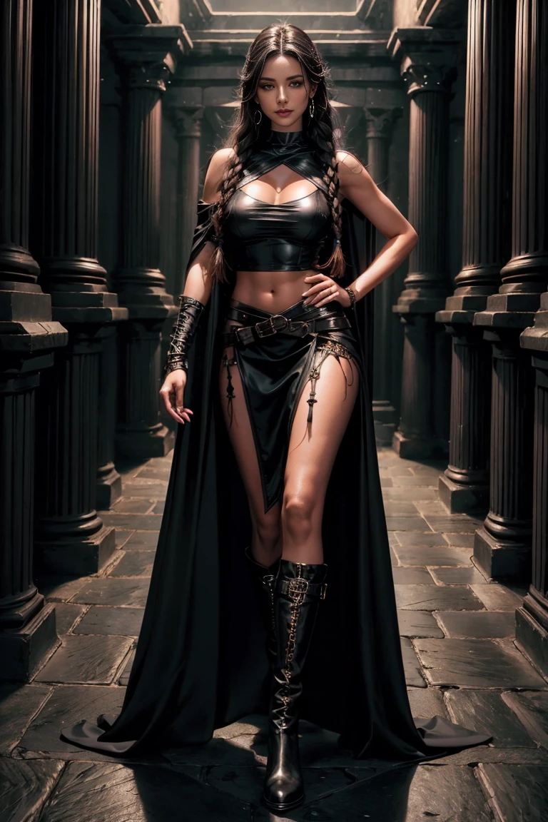 a beautiful woman in a gedi robe, a beautiful woman in a sith lord costume, 2 women, star wars, hyperrealistic, 8k, highly detailed, photorealistic, dramatic lighting, cinematic composition, intricate costume details, elegant poses, dynamic movement, moody color palette, dramatic shadows, vivid colors, stunning visuals