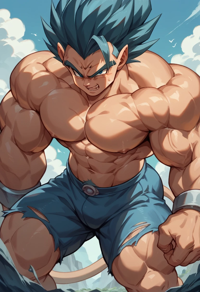 Highest quality,Based on anatomy,Huge muscles,A mix of Vegeta and Kogenta,Devil's Body,