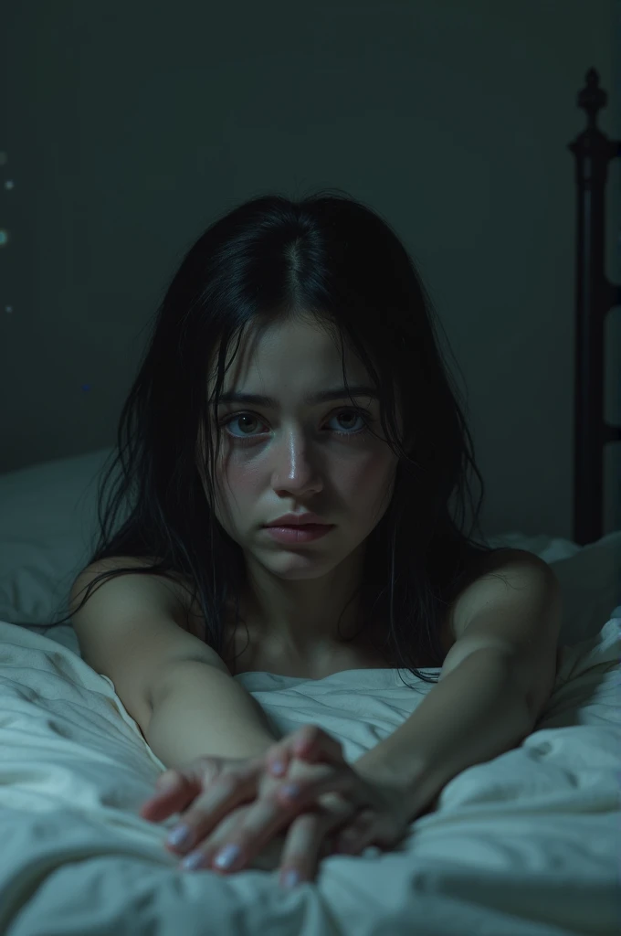 A humanoid @Rebecca .Awakening: Rebecca’s first moments of consciousness, her reactions, and initial discoveries.