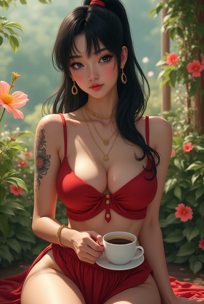 indian noughty girl, big boobs, show nipple, gorgeous face, looks hot, coconut water drinks