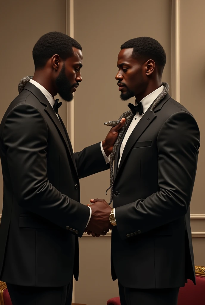 Gay naked ballet dancer with the leg raised high sex position bodyguard hug bare pectoral chest fucking by tango dancer gay dark black shirts and black tie dancer hall salon