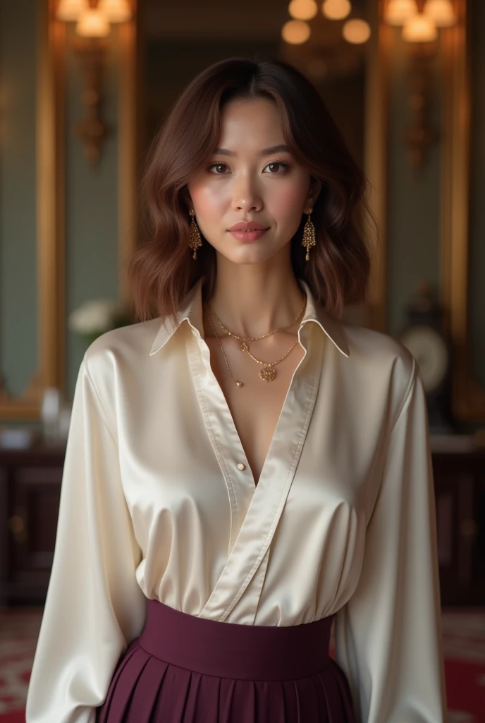 masterpiece,best quality,((Beautiful girl)),cleavage,(off shoulder:1.2),(perfect body beauty:1.2),from above