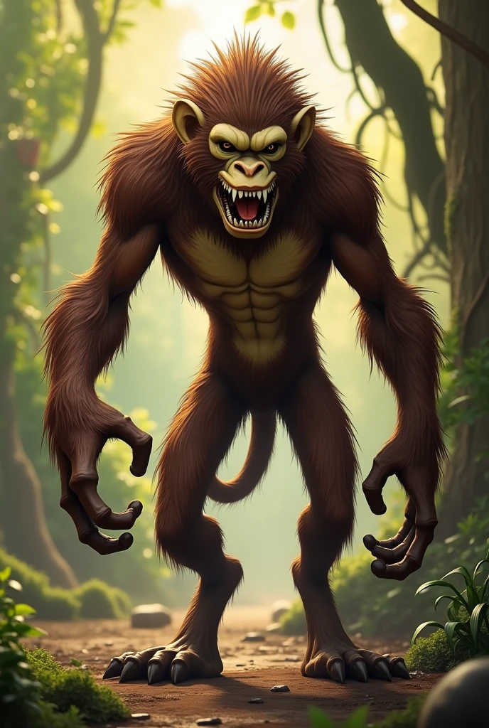 Angry monkey、jungle