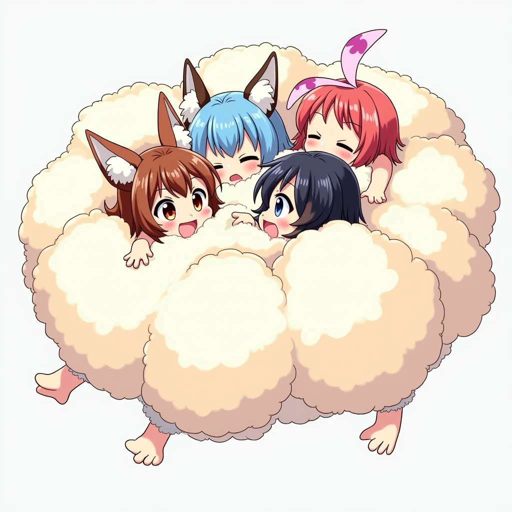 furry, fur, tail, anthro female, female furry, by wamudraws, detailed fur, best quality, 5girls, group, group sacrifice, wolf girls, coyote girls, hair, nude, nipples, navel, pussy, sacrifice, desert, sexy breasts, breasts, sexy, moaning, eyes, white body, quicksand, partially submerged, upper body, ((detailed fur)), ((detailed shading)), ((beautiful render art)). tentacles, cum, scared,