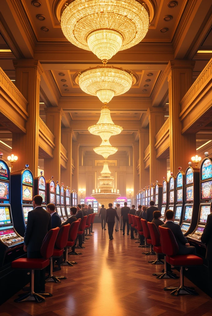 Title: Referral Comission, casino and sports games background, casino website promotion,