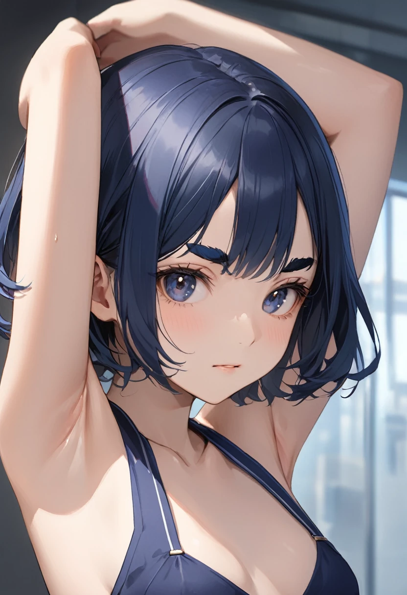 {best quality}. {very aesthetic}. {ultra-detailed}, {best illustration}, nsfw、((half open eyes))、big dick on the head、blush,angry、face job、1girl、1boy、1penis、((女性の頭に大きなペニスでSemenを擦り付ける))、Small breasts、Confused eyes、angry、angryった顔、Glare、Baby Face、Chinmage、Ding、Semen、shame、White skin、Focus on the face、Black Hair、blue eyes、short hair、Fisheye Lens