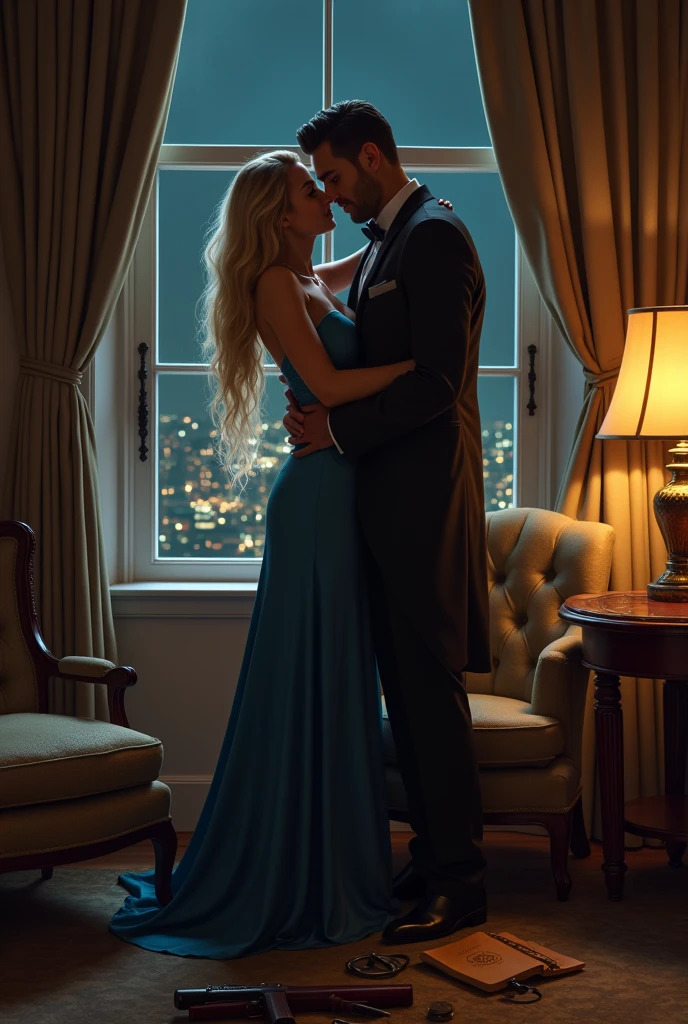 Your gorgeous European woman, enchantress aide, guards the Moonlit Mansion's secrets, weaving mystery and moonlight into an irresistible dance of ambiguity.