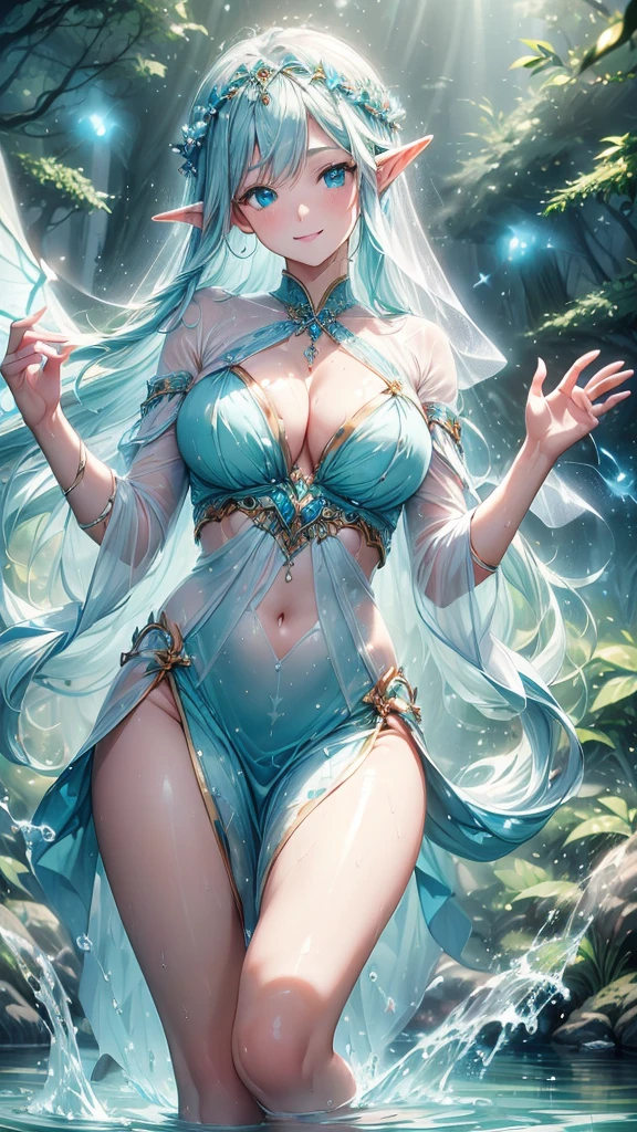 mesopotamian goddess, serious and sexy face, has a face of supernatural beauty, long twintails hair, green hair, decorated with smile emojis, as well as emerald eyes. (perfect anatomy) , (perfect eyes) Her figure is extremely voluptuous, gigantic breasts, heavy breasts, fitness hip, fabric covering breasts, cracked abdominal muscle, aqua thick silk dress, large abdomen muscle,green hair, woman,1female,((milf,mom,mature,mature woman,4 female,adult)), (large breasts:1.5),saggy breasts,colored inner hair,((emerald_eyes:1.3))),intricate eyes,beautiful detailed eyes,symmetrical eyes,((((lustrous skin:1.5,bright skin: 1.5,skin tanned,shiny skin,very shiny skin,shiny body,illuminated skin)))),(spider lower abdomen,narrow waist,wide hip,bimbo body,inflated legs),(((detailed face))), (cute,slutty,sensual,seductive look,seductive,((erotic)),opulent,sumptuous,longingly,((nsfw)), queen,goddess,fantasy,revealing clothing,show skin,(beautiful aqua clothes),(mischievous aqua dress, very loose dress):1.9, mesopotamian style, bare belly, bare shoulders, golden bracelets,detailed outfit,cleavage,aqua silk,((Transparent cloth:1.5)), (((intricate outfit,intricate clothes))),(((aqua paint on hands:1.5), (aqua paint on body:1.5), (aqua paint on skin:1.5),(paint splatter:1.3))), (dynamic pose:1.0),arrogant face, arrogant smile, ,(centered,scale to fit dimensions,Rule of thirds), ((snowy pine forest at night)), with dark stormy clouds,winter,scenery:1.25,((snow forest background)),Christmas tree, highres,sharp focus,(ultra detailed,extremely detailed),(photorealistic artwork:1.37),(extremely detailed CG unity 8k wallpaper),(((vibrant colors,vibrant theme))),(intricate),(masterpiece),(best quality),full body,etalid dace,detailed hands,elf woman,full body,detailed eyes
