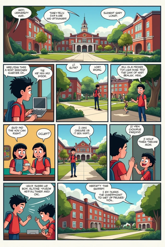 Make a comic about healthy behavior, please