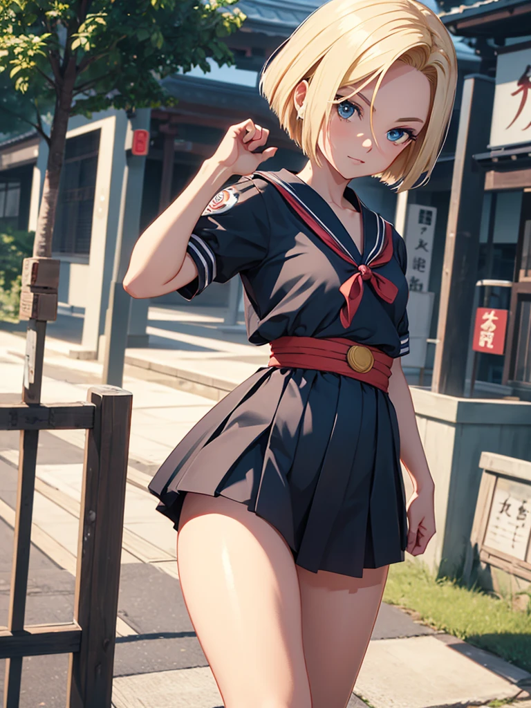 No sleeve,Sweaty,A perfect smile, (Perfect Anatomy, Anatomically correct, Highly detailed skin), Cute and symmetrical face, Perfect Face, Perfect Eyes, Perfect Fingers, Five Fingers,Smartphone in one hand, ((Hairstyle,Inner Color,money,Bobcut))((White tube top,Brown Check Skirt)),Earrings,Street Corner,((Shoulder bag,Wear diagonally)),Go down the stairs,Angle from below,Dripping sweat,((Blue lace panties,Panties digging into pussy))