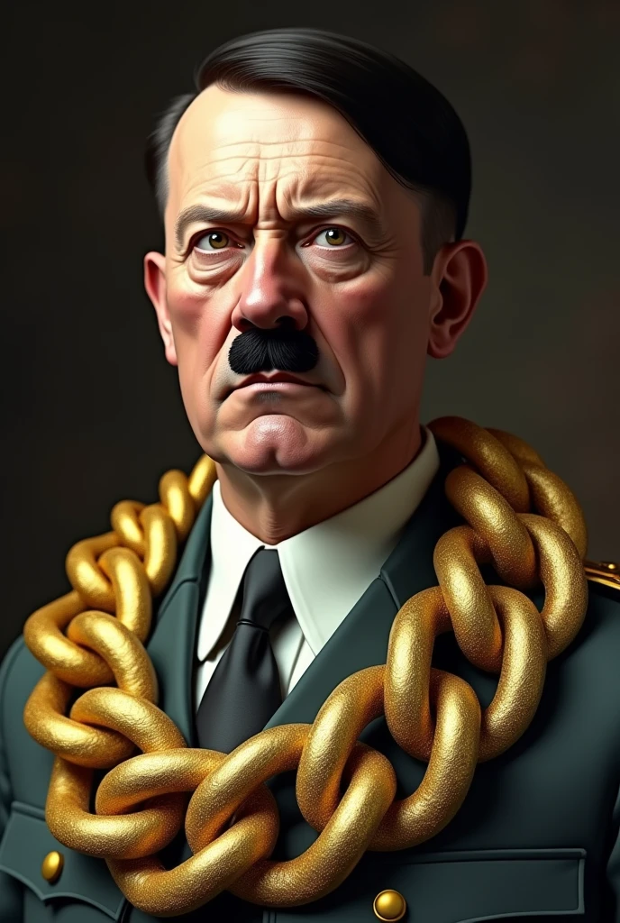 Adolf Hitler ultra-realistic 8K CG, masutepiece, ((hyper detailed background, Delicate pattern)), Best Quality, highlight, Sharp eyes, Brick wall, masutepiece, Best Quality, in suit, badass look, Man's, Give a salute