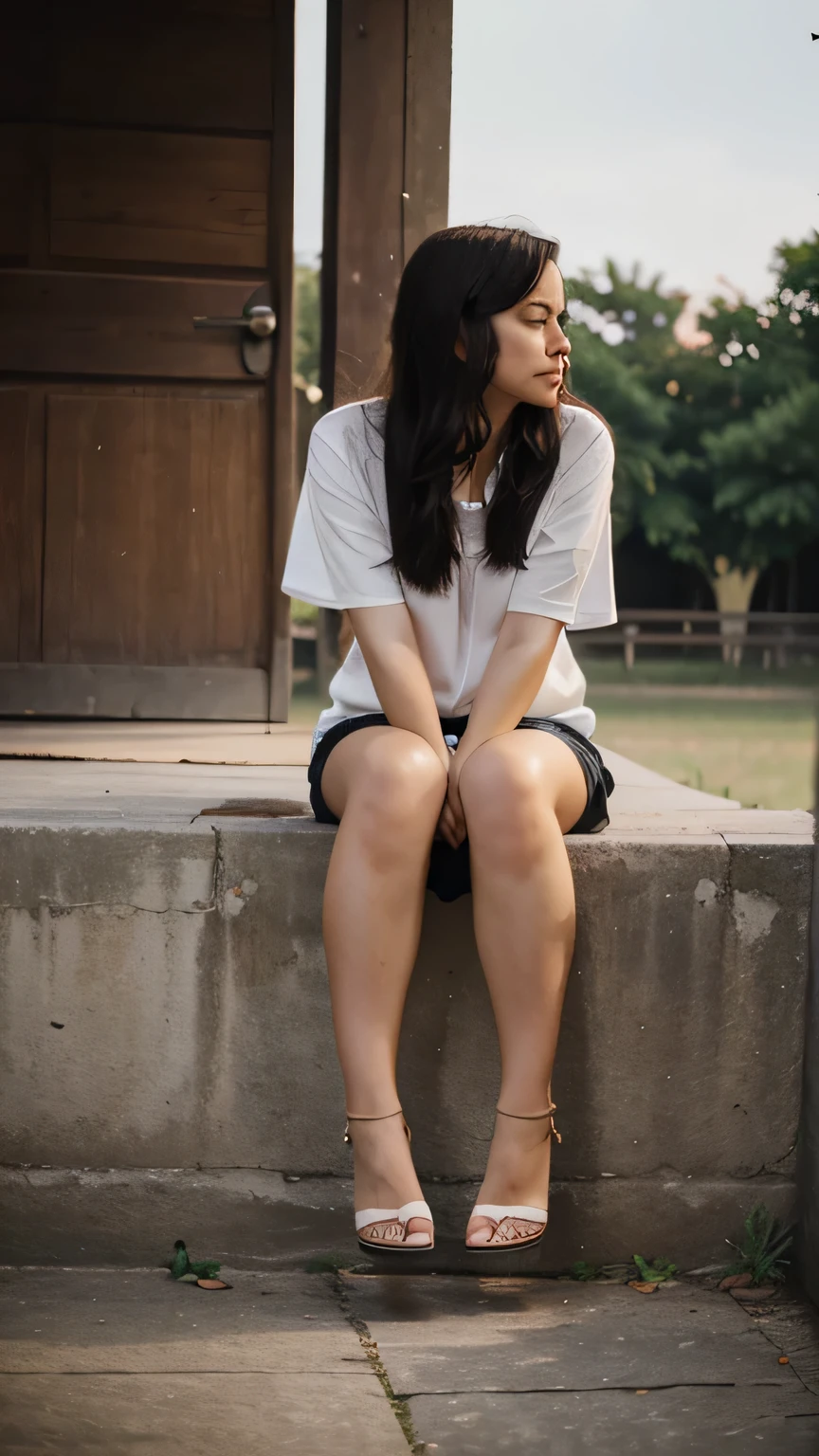 girl pooping herself anime little