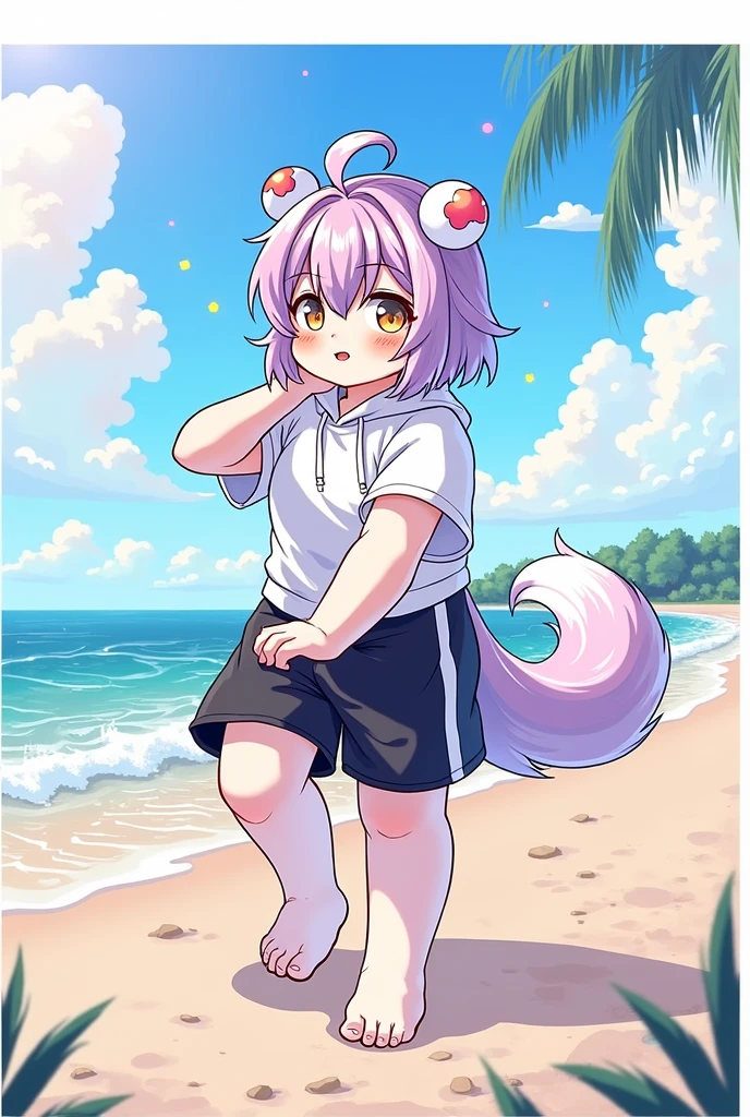 Sunni Gummi, bear, anthro, girl, young, blue eyes, detailed body fur, looking at you, red nose, clear yellow body fur, small breasts, clear pink hair, detailed face, detailed eyes, detailed body, perfect lighting, perfect shadows, perfect eyes, perfect hair, perfect face, gorgeous body, detailed hands, glistering body, shiny body, spectacular effect, ((pink sports bra)), beach, clear sky, straddle view, down angle, bending over, (small penis), testicles , cum covered, (penis masturbating), orgasm face, orgasm, ((anal sex))