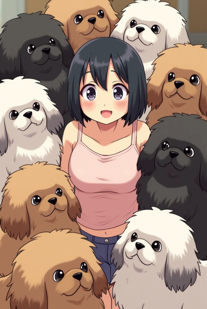 huge breasts:1.5, simple white background:1.5, full nude:1.5, 1 girl:1.5, silky skin:1.5, Chibi:1.5, drips of sweat:1.5, public hair:1.5, black hair:1.5, short hair:1.5, full nude:1.5, beautiful pussy line:1.5, wide hip:1.5, shaking hip:1.5, shaking breasts:1.5, beautiful anus:1.5, in heat:1.5, facing front:1.5, M-shaped spread legs:1.5, squating:1.5, clear pussy:1.5, sex, spread pussy, arms behind:1.5