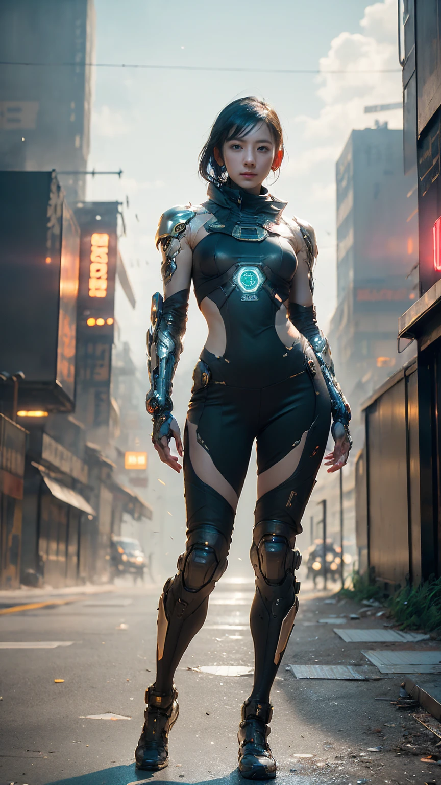 ((Highest quality)), ((masterpiece)), (Very detailed:1.3), 3d, beautiful (cyber punk:1.3),Arabian woman taking a photo wearing a tight leather bikini bodysuit,full-body,((Head to knee long shot:1.5)), scifi character, cyber punk 2 0 年.((anatomically correct limbs)) Work with computer terminals、Female hacker with thick short hair, Computer Server, LCD screen, Fiber Optic Cable, Company logo,High resolution (High Dynamic Range),Ray Tracing,NVIDIA,Super Resolution,Unreal 5,Scattered under the surface,PBR Texturing,Post-processing,Anisotropic Filtering,Written boundary depth,Maximum clarity and sharpness,Multilayer Texture,Albedo and Specular Maps,Surface Shading,Accurate simulation of light-matter interactions,Perfect Proportions,Octane Rendering,Two-tone lighting,Low ISO,White balance,Three-part method,Wide aperture,8K RAW,Efficient Subpixel,Subpixel Convolution,Luminous Particles,