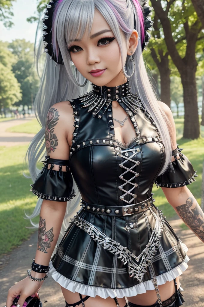 (Random Porn Pose),(Random Hairstyles),(Best image quality,(8k),Ultra-realistic,最high quality, high quality, High resolution, high quality,Attention to detail,Beautiful details,Fine details,Extremely detailed CG,Detailed Texture,Realistic facial expressions,masterpiece,in front),See throughブラ,tight,stockings,Pink Hair, Shorts, (((Tight waist))), ((Big Breasts)),(See through),(((He has many tattoos all over his body)),